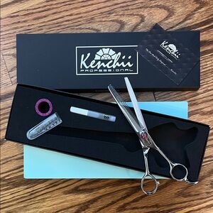 Professional Silver Hair Cutting Scissors